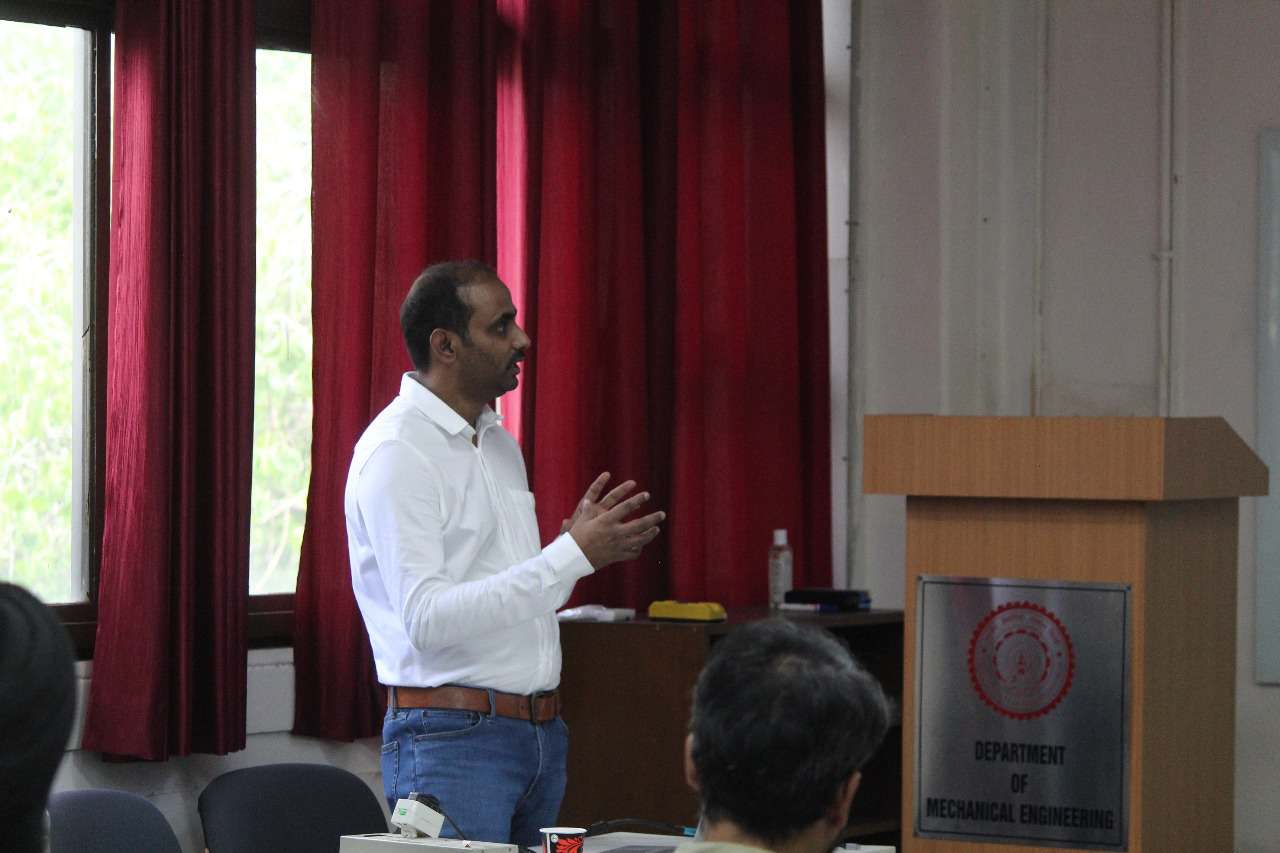 Dr. Boli Chen with attendees